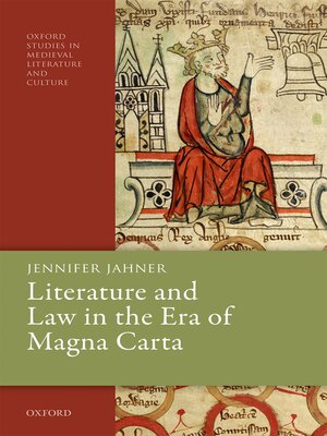 cover image of Literature and Law in the Era of Magna Carta